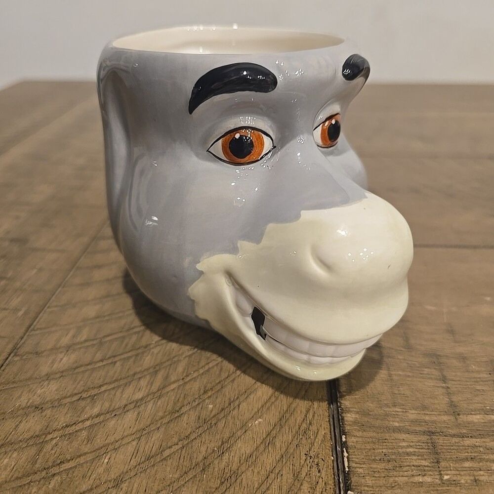 Vintage Shrek Donkey Character 2004 Mug Cup 3D Galerie by Dreamworks